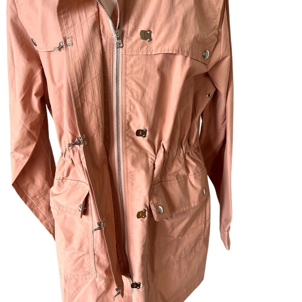 J.Crew Utility Lightweight Hooded Jacket - Warm Taupe Color Size M (New W/O Tag) - Picture 9 of 14